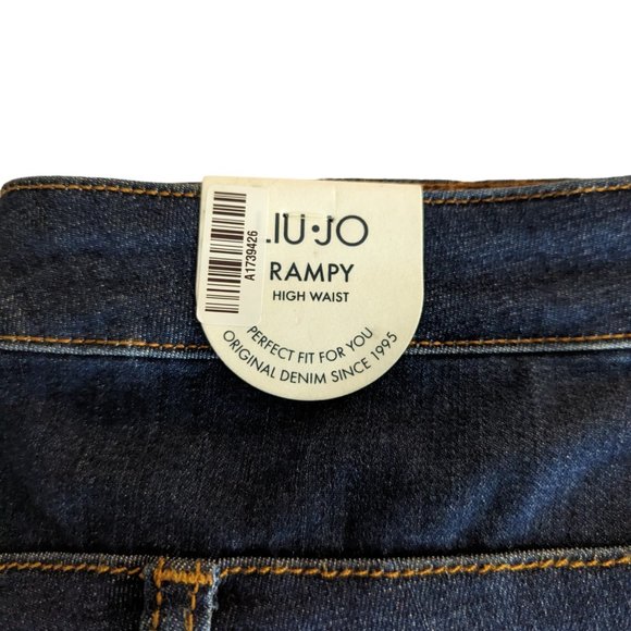 Liu Jo Jeans Womens Nwt Liu Jo Rampy High Waisted Jeans Blue Size